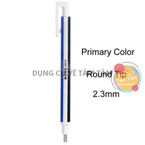 [ TÂM TÂM ]-Bút gôm Tombow, Tombow Mono Zero đầu tròn EH-KUR-