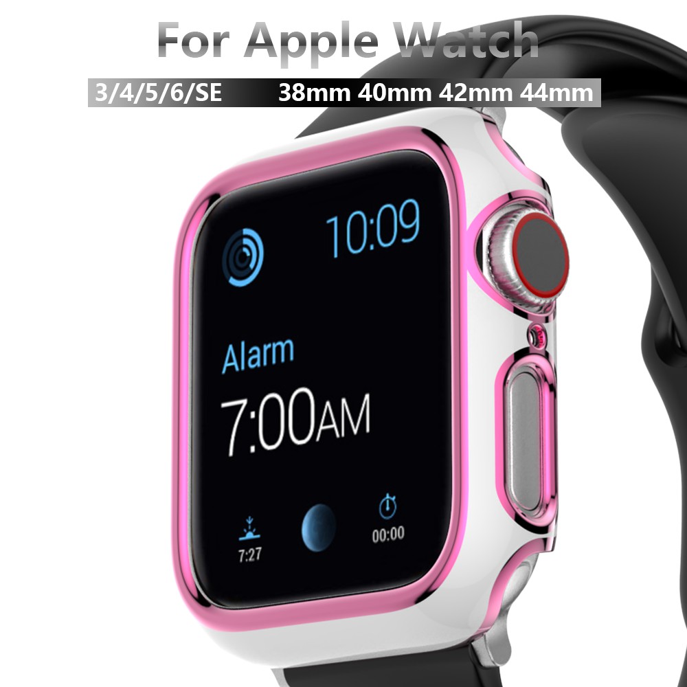 Ốp Khung Bảo Vệ Màn Hình Đồng Hồ Apple Watch Series 6 / 5 / 4 / 3 / 2 / 1 / Se Iwatch 38mm 40mm 42mm 44mm