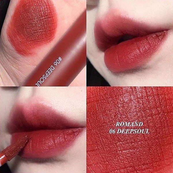 (CAM KẾT AUTH, TEM HIDDEN TAG) Son Romand Zero Velvet Lip Tint #06 Deep Soul Đỏ nâu