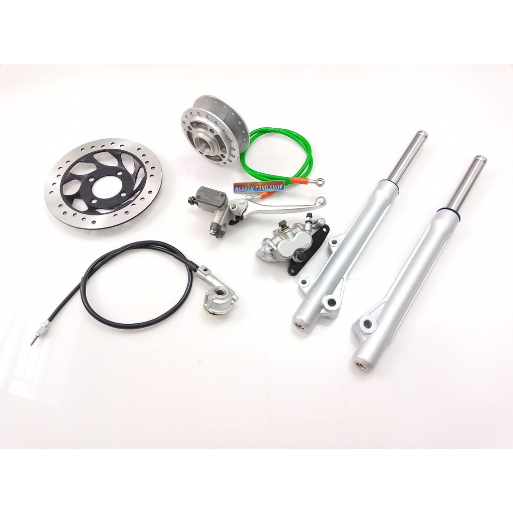 Bộ đĩa trước xe wave 100