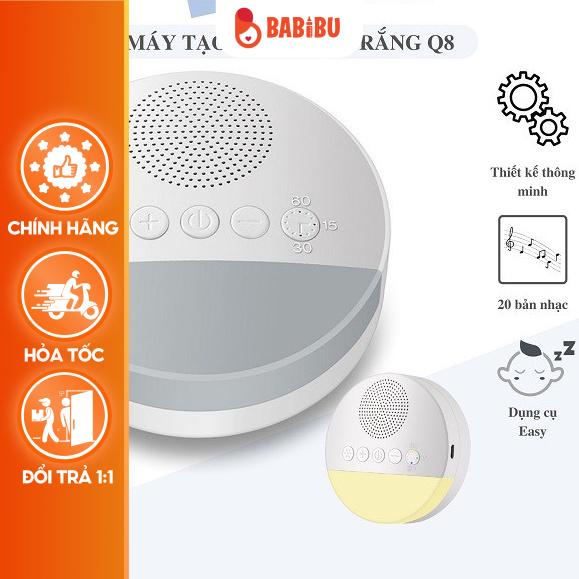Máy Nghe Tiếng Ồn Trắng Cho Bé, Máy Tạo Tiếng Ru Giúp Bé Ngủ Ngon Babibu - MNTOT