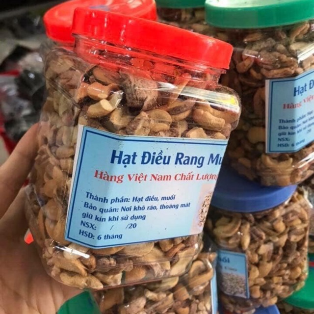 1kg điều vỡ rang muối