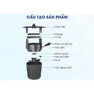 Đèn bắt muỗi Rạng Đông