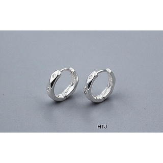 12mm, 1 chiếc khuyên tai bạc cho nam