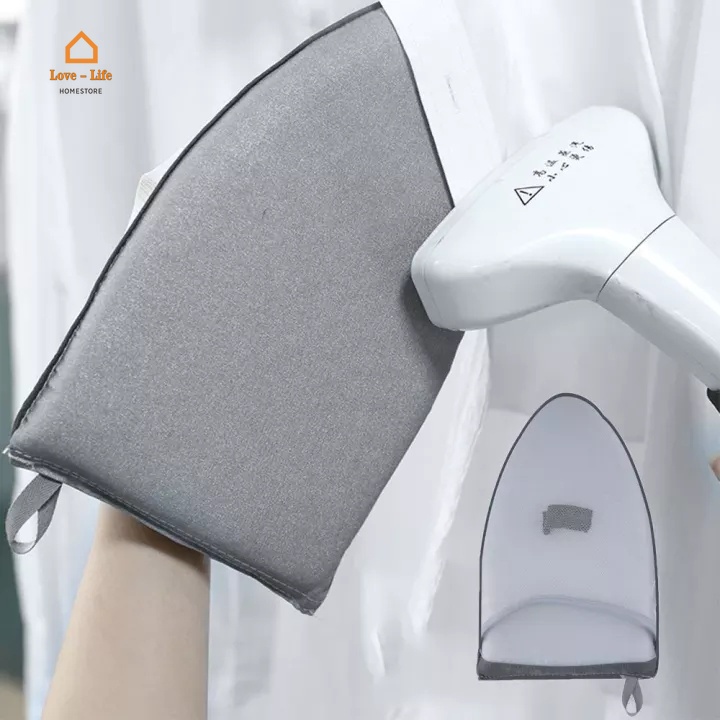 Găng tay ủi ủi đồ cách nhiệt chống bỏng với dây treo