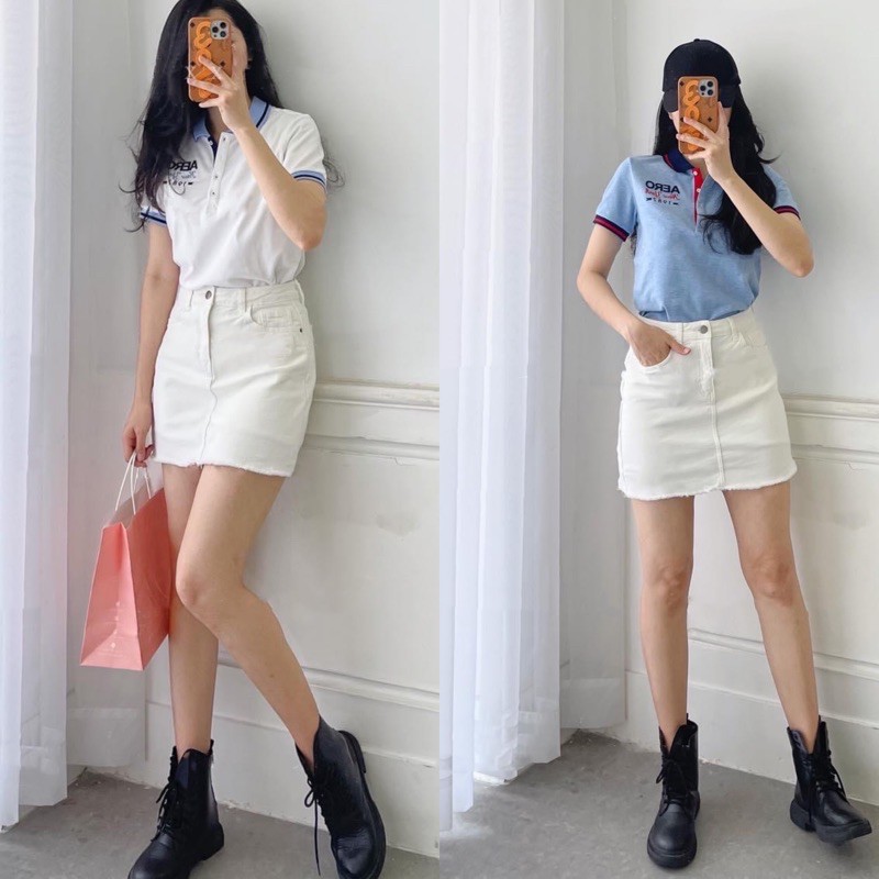 Áo thun Polo Nữ Dư Xịn Thun Cá Sấu [ẢNH THẬT] Móm Store VNXK