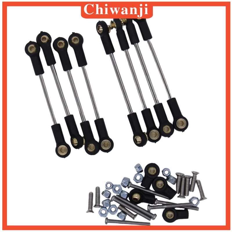 Set 8 Thanh Nối Bằng Hợp Kim Nhôm 1 / 16 Cho Xe Điều Khiển Wpl B1 B14 B24 C14 C24 Crawler Buggy