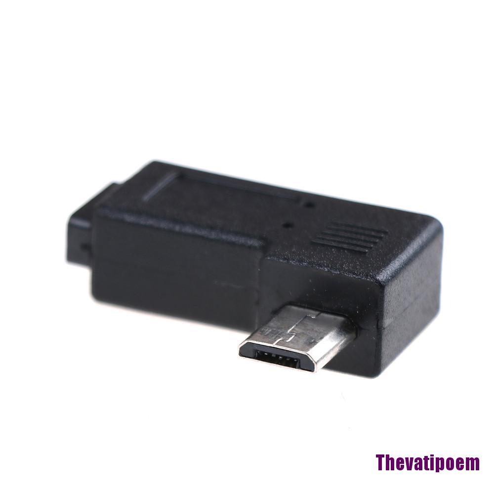 Bộ 2 Đầu Chuyển Đổi Usb Đực Sang Cái 90 Độ