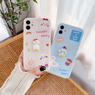 Ốp Điện Thoại Hình Chú Gà/Vịt Dễ Thương Cho Redmi 9A 9C 9 Note 8 9 9s 10 Pro POCO M3 X3 NFC Pro