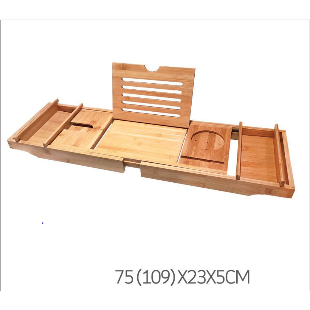 Khay tre gác bồn tắm phong cách Âu Mỹ