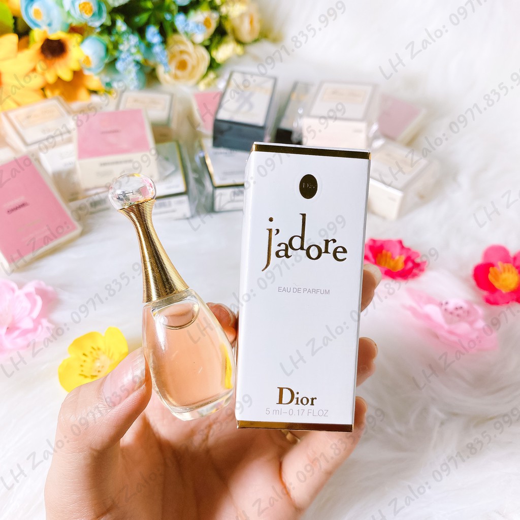 Nước Hoa Dior Jadore EDP 5ML, Nước hoa mini Dior chính hãng hương hoa cỏ