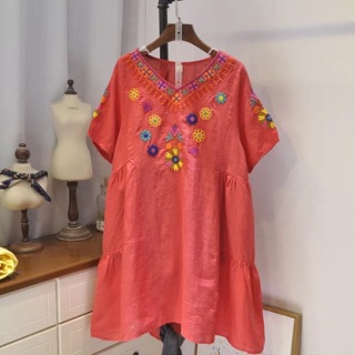 Váy boho linen