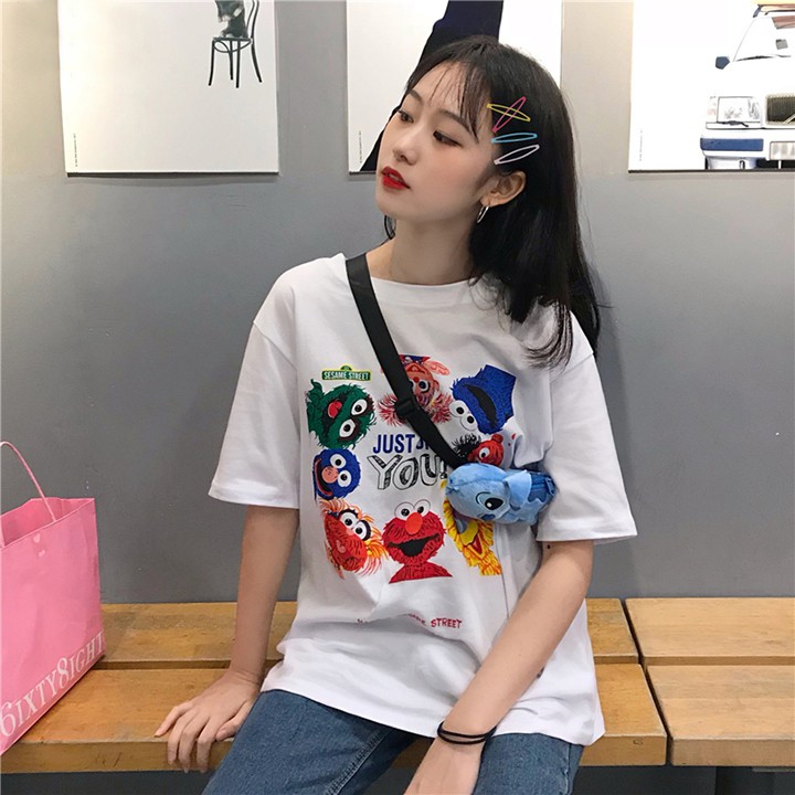 Áo Thun Nữ Unisex In Hoạt Hình JUST ONE YOU Siêu Đẹp ATN5425