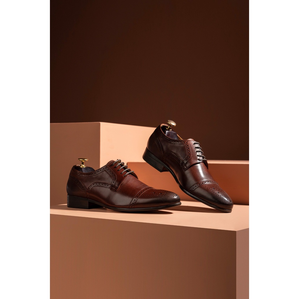 GIÀY DA NAM ADAM STORE NÂU CAO CẤP TXG1866N