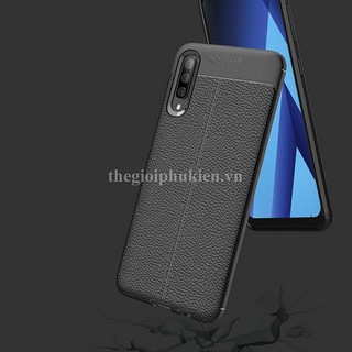 Ốp lưng SamSung Galaxy A70 silicon giả da, chống sốc Auto Focus