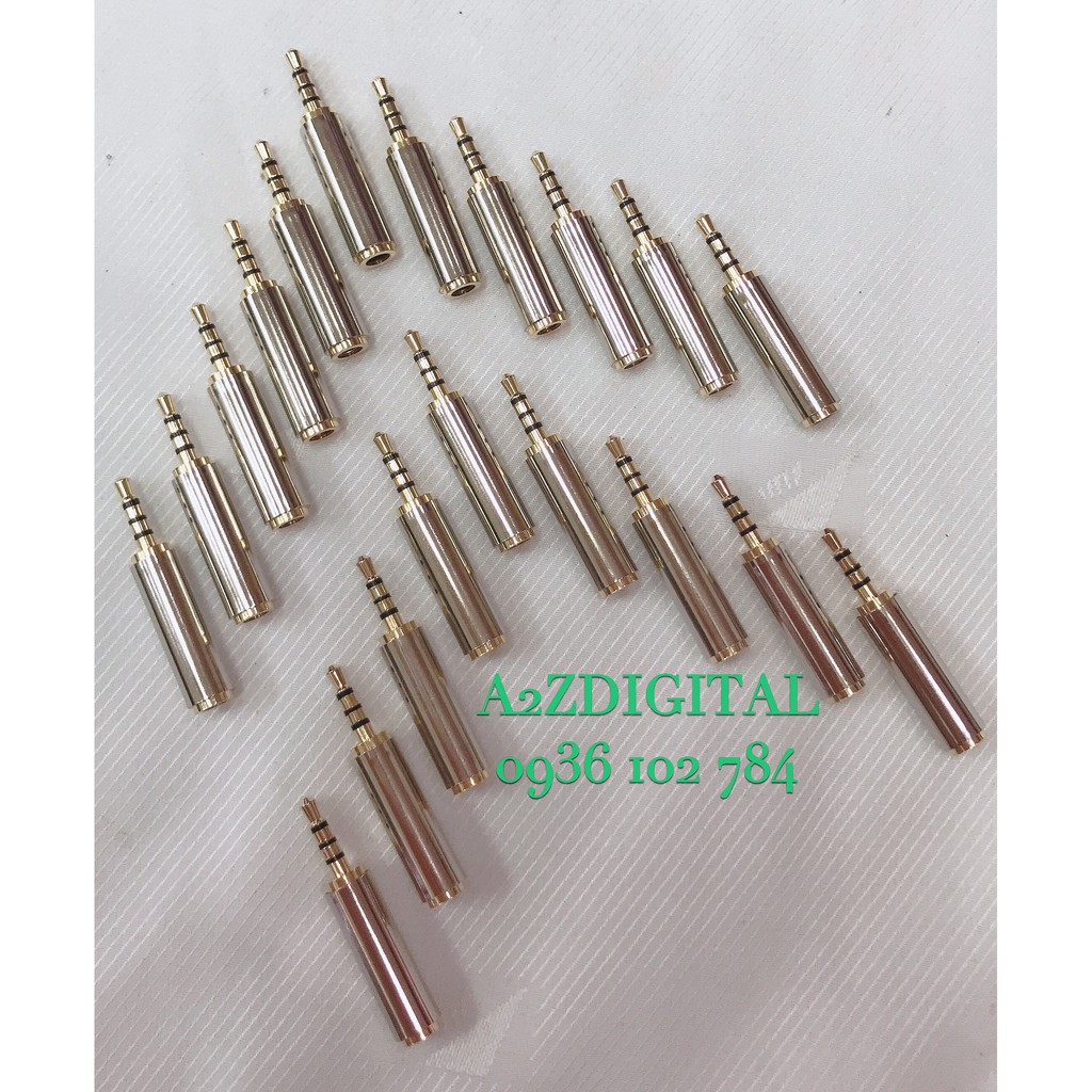 COMBO 2 CÁI ĐẦU CHUYỂN TỪ THIẾT BỊ lỗ 3.5mm SANG JACK CẮM NHỎ 2.5mm ĐỰC