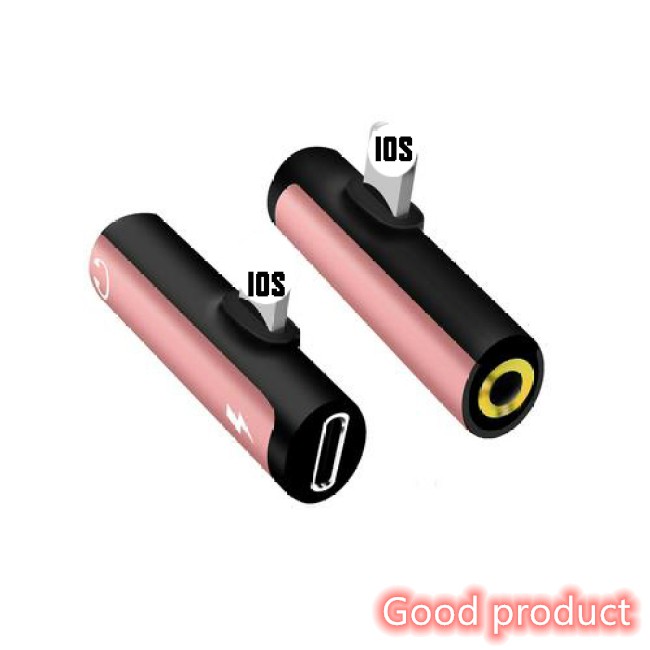 【In stock】 2-in-1 Type-C 3.5mm Jack Interface for Headphone Adapter Charger and Earphone Splitter Dongle Audio Convertor Compatible with iPhone Cellphones