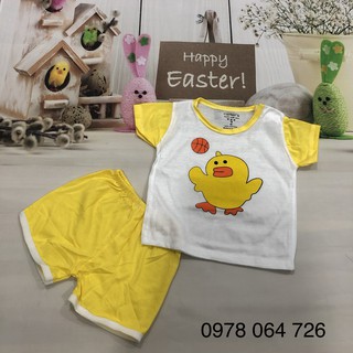 (XẢ KHO) Bộ cotton cho bé cực yêu