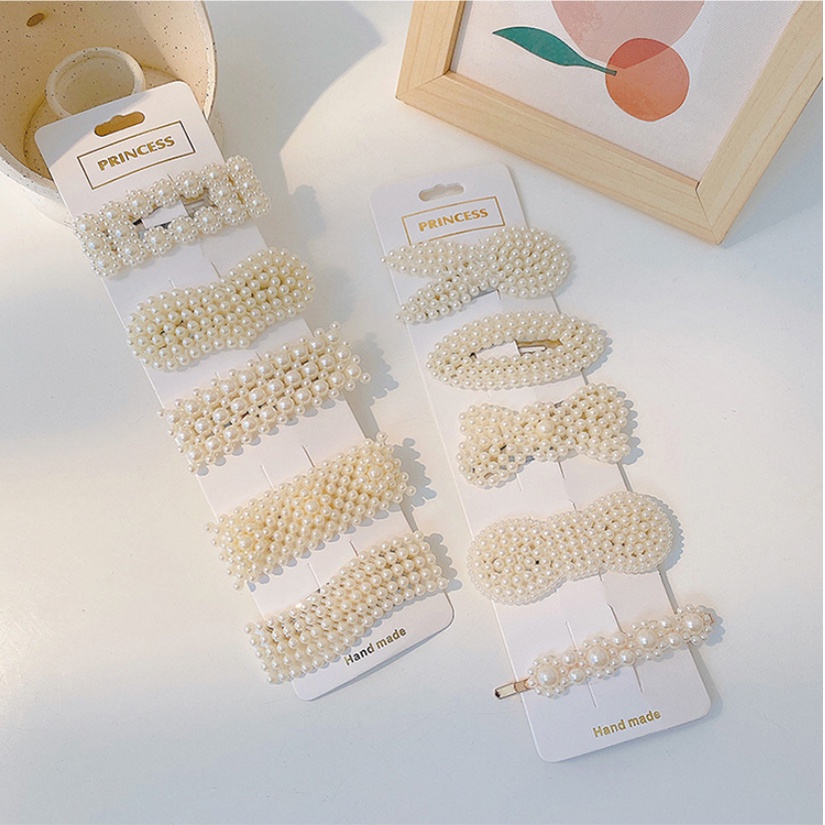 Kẹp Tóc Đính Ngọc Trai Thời Trang Hàn Quốc