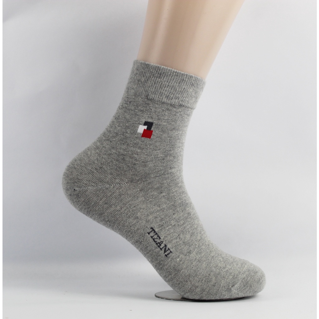 [100% Cotton ] Tất nam văn phòng cổ cao TIZANI TC-05