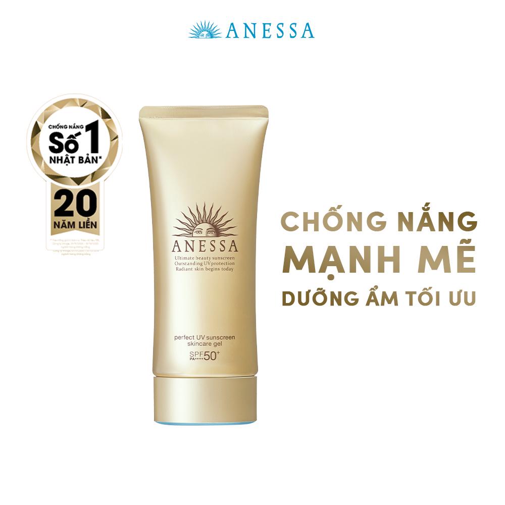 Bộ đôi Gel chống nắng bảo vệ hoàn hảo Anessa Perfect UV Sunscreen Skincare Gel 90gx2