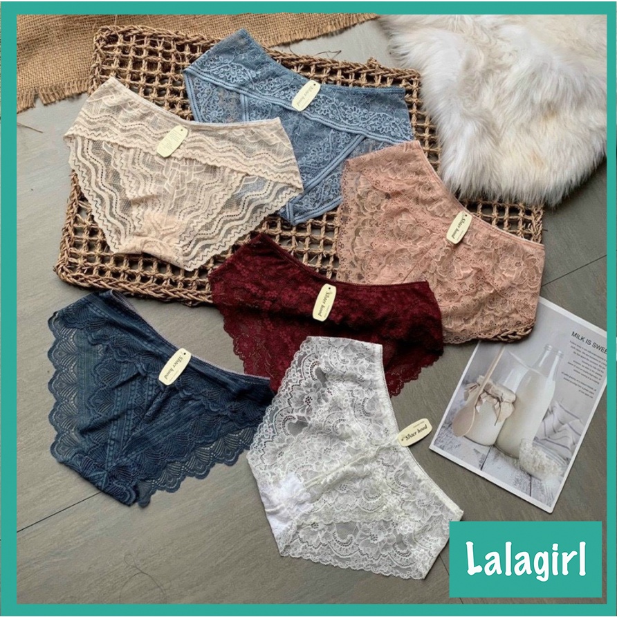 Quần Lót Nữ Ren Sexy Thiết Kế Họa Tiết Ren Xuyên Thấu Siêu Gợi Cảm Quyến Rũ [QLR] | BigBuy360 - bigbuy360.vn