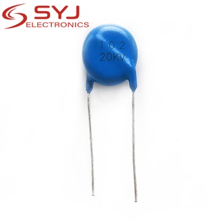 Set 5 Tụ Gốm Cao Áp 20kv102 1000pf 1nf 102k 20kv 14.7mm Chuyên Dụng