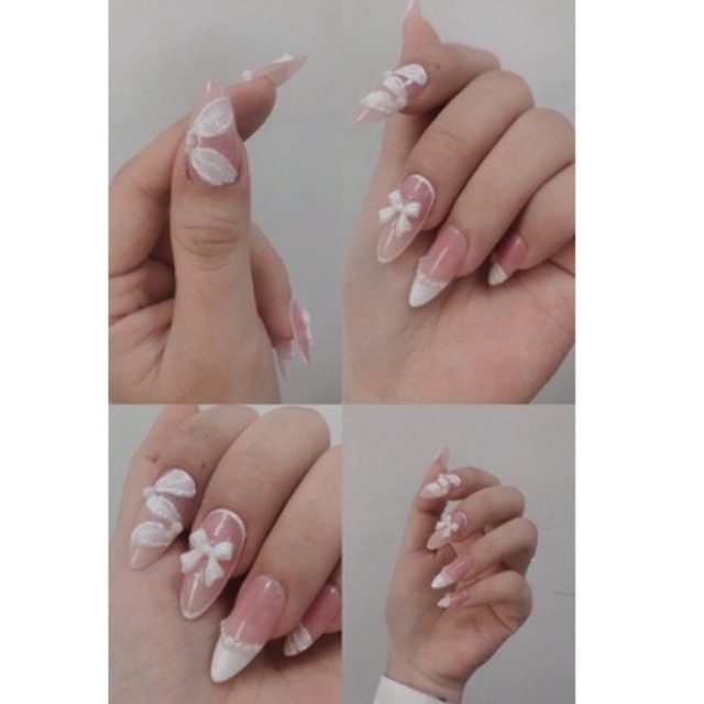 Nailbox móng up cô dâu hottrend ngọt ngào nữ tính mie shine