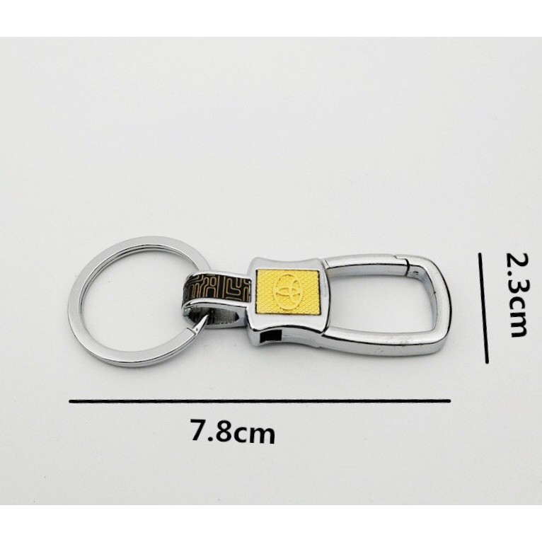 Móc khóa da cao cấp logo hãng Toyota - kiA - Hyundai- Mazda - Honda - ford