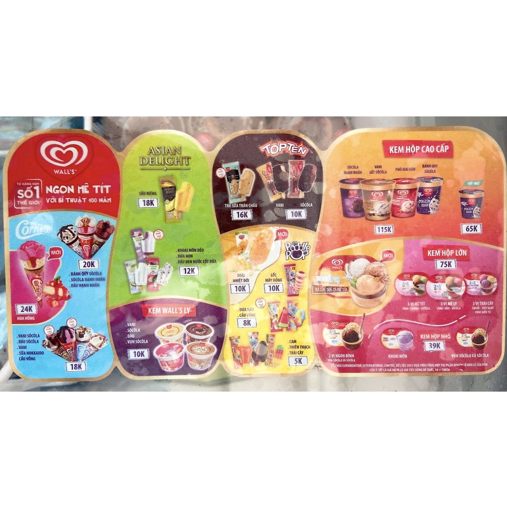 Kem ốc quế Wall's Cornetto cây 66g