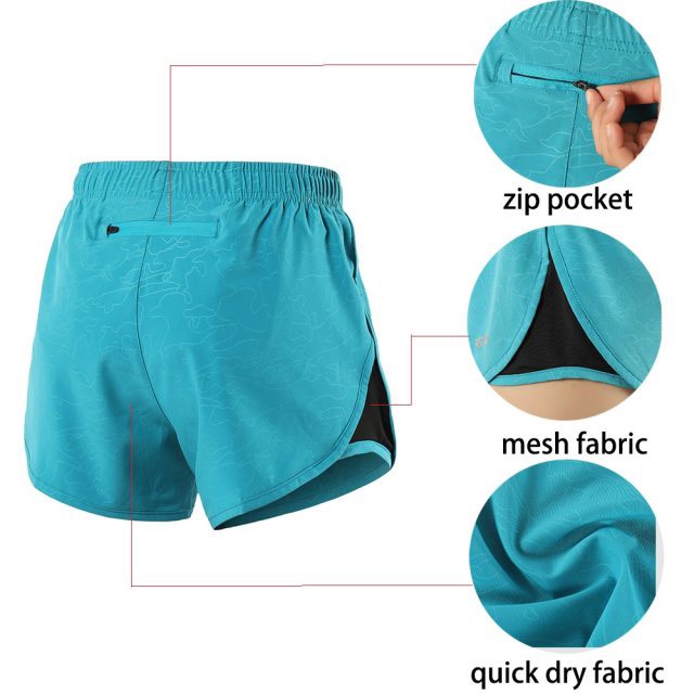 Quần Short Chạy bộ Arsuxeo 1102 dành cho Nữ