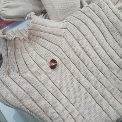 👘👘👘 Váy len tăm cao cổ tay bồng hàng order