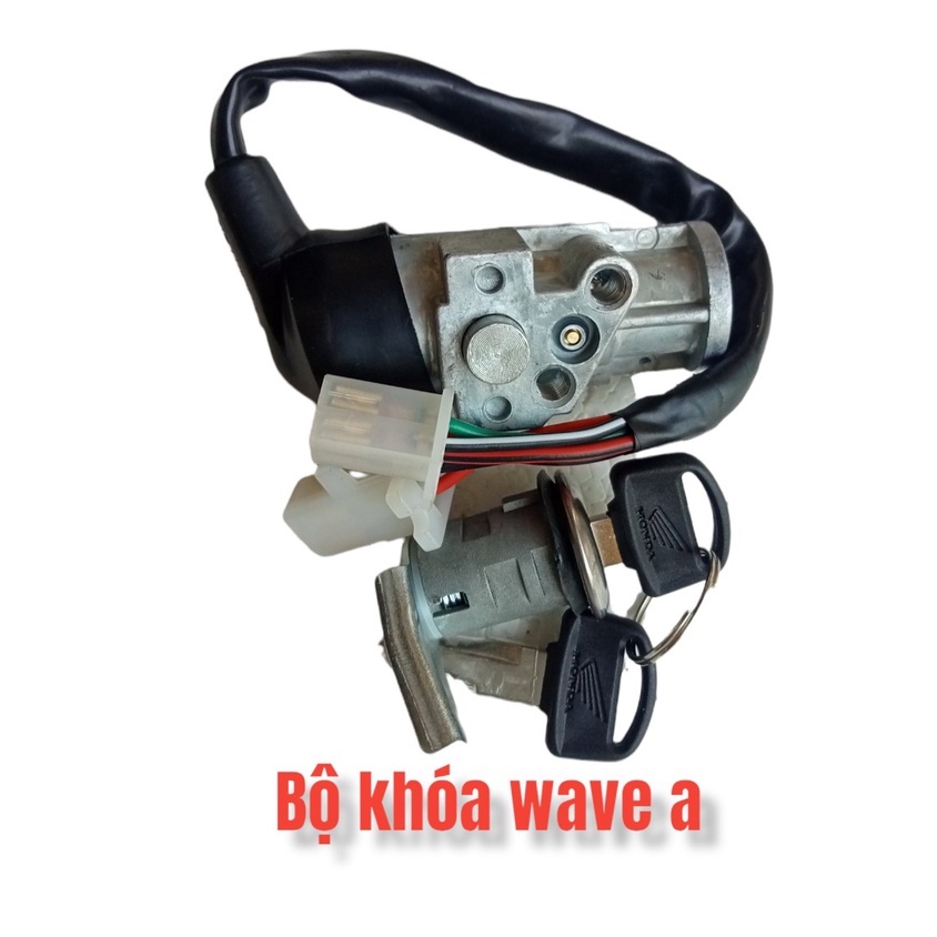 Bộ Ổ Khóa Xe Wave Alpha Đời 2007->2015 Hàng Cao Cấp