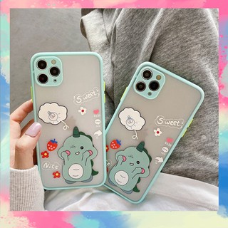 Ốp Lưng Iphone Nhám viền dẻo Chống Sock, Va Đập Bảo Vệ Camera Unicorn - H046