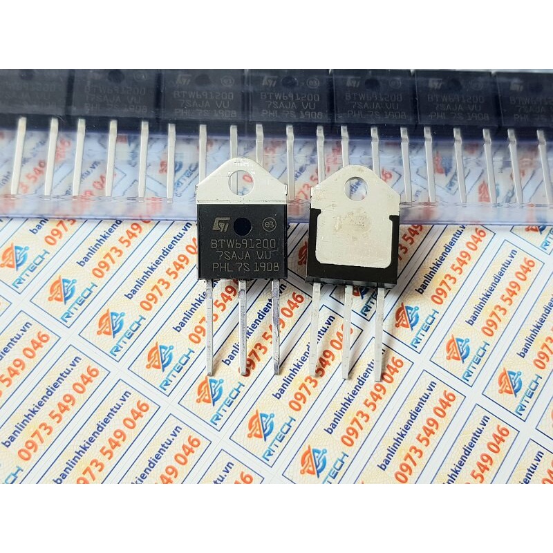 [Combo 2 chiếc] BTW691200 BTW69-1200 Thyristor 50A/1200V TO-3P