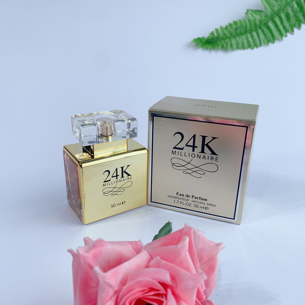 (Chính hãng) Nước hoa nữ 24K Pure Gold 50 - 100ml