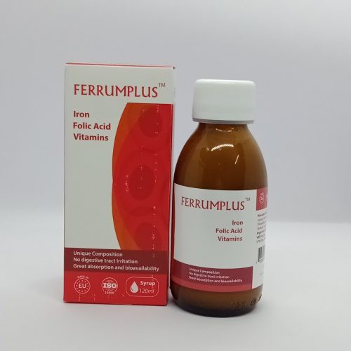 Ferrumplus – Hỗ trợ bổ sung sắt, acid folic và các vitamin cho bà bầu và trẻ nhỏ (120ml)