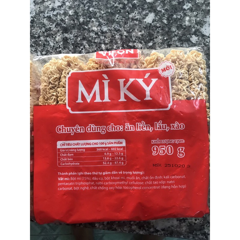 01 Gói Mì Ký Không Gia Vị VIFON (950g /Gói)