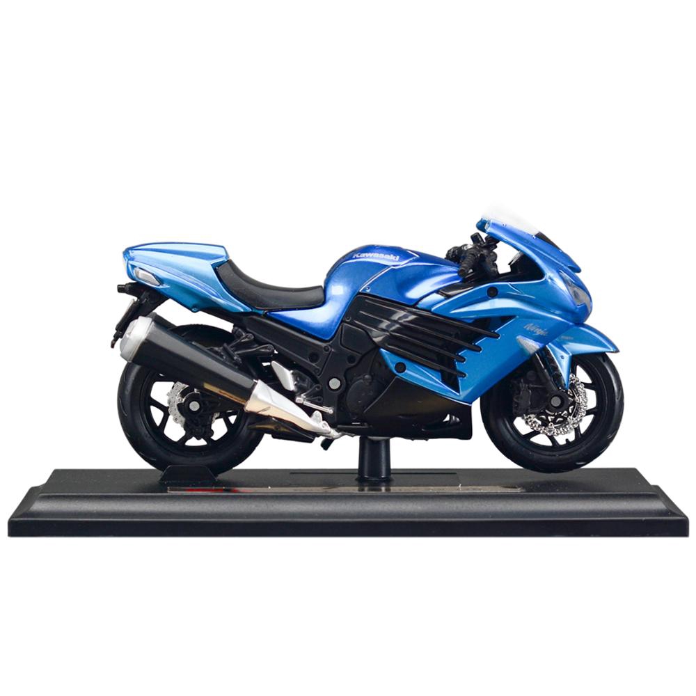 Maisto 1:18 Kawasaki Ninja ZX-14R Die Cast Đồ chơi mô hình tĩnh mô tô sưu tầm