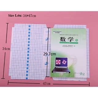 Decal bọc vở, bọc sách tập 10 chiếc/tập các size