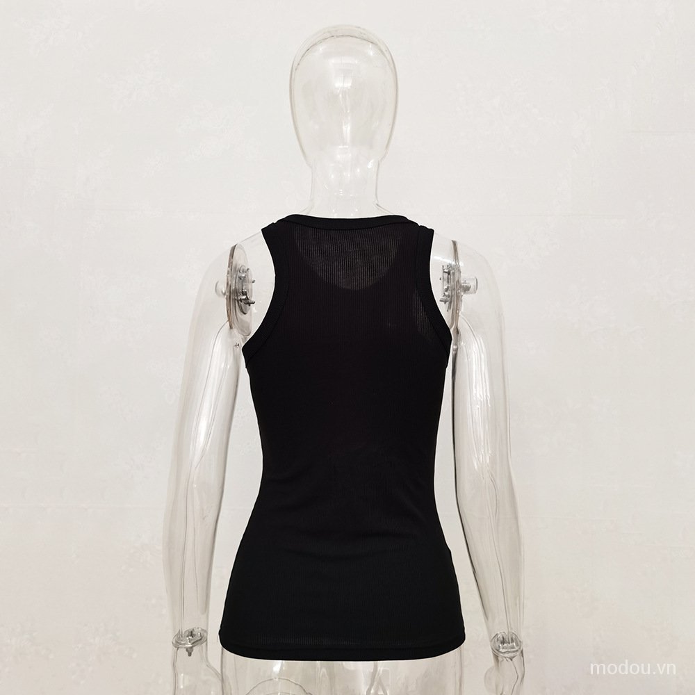 Áo tank top màu trơn thiết kế đơn giản 5 màu