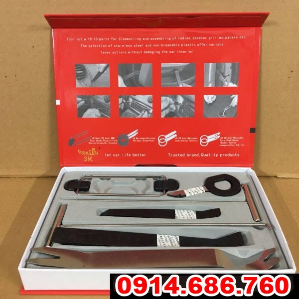 Bộ dụng cụ tháo nội thất âm thanh, CD, táp lô, bảng điều khiển thích hợp cho các dòng xe hiện có trên thị trường
