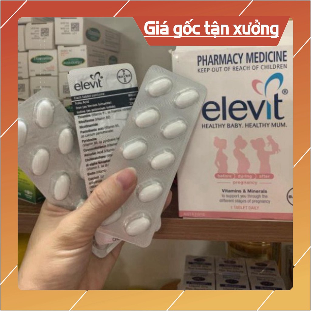 GIẢM GIÁ Vitamin Tổng Hợp Elevit Cho Bà Bầu 100 Viên GIẢM GIÁ