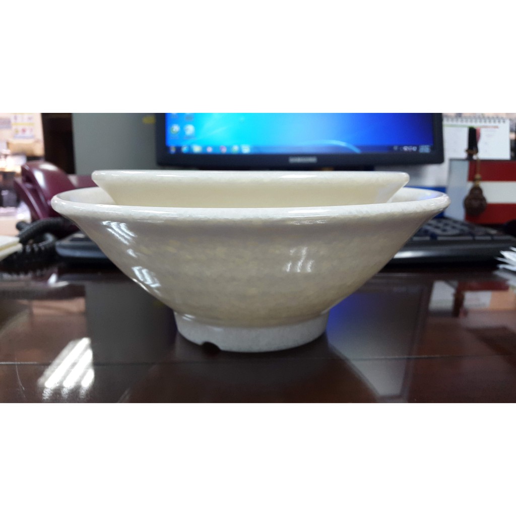 Tô nhựa Melamine Vân Đá Lớn size Ø 20.3cm (TOX18VD)