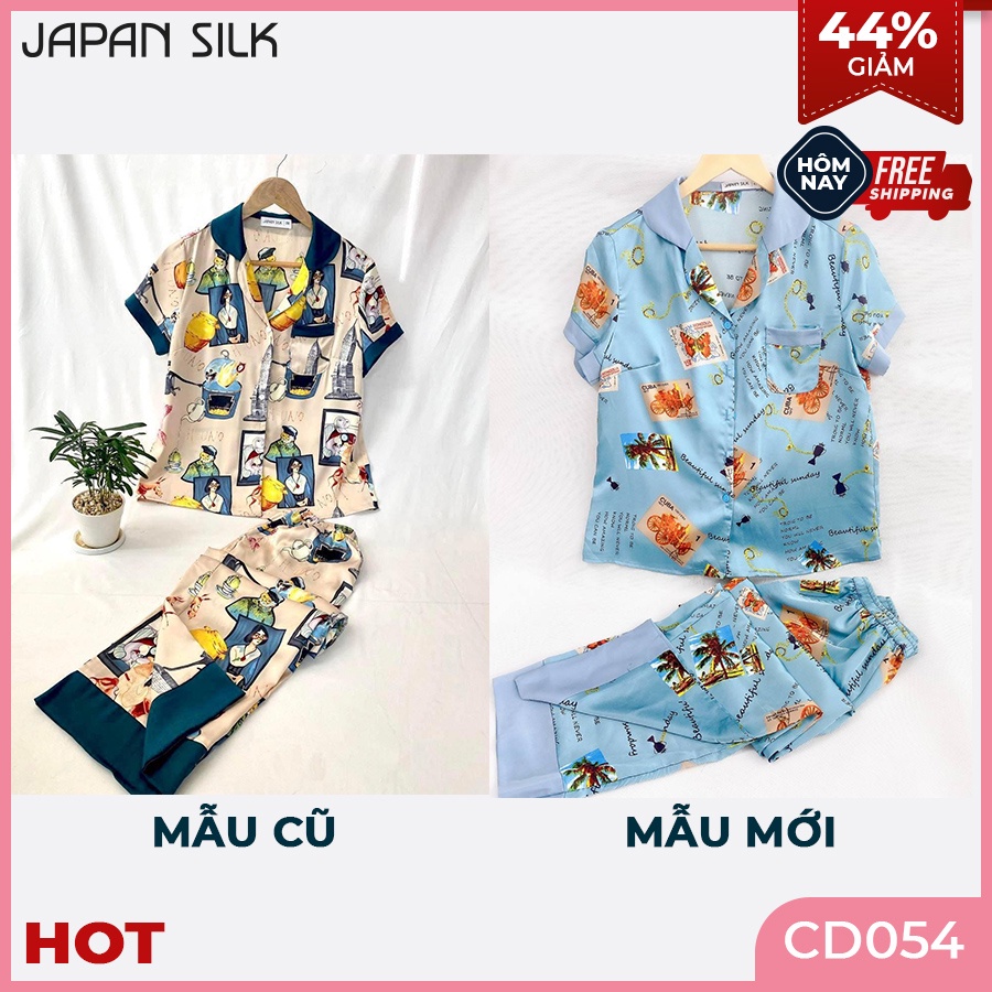 Pijama Lụa Satin Nhật Dài Tay JAPAN SILK Chính Hãng