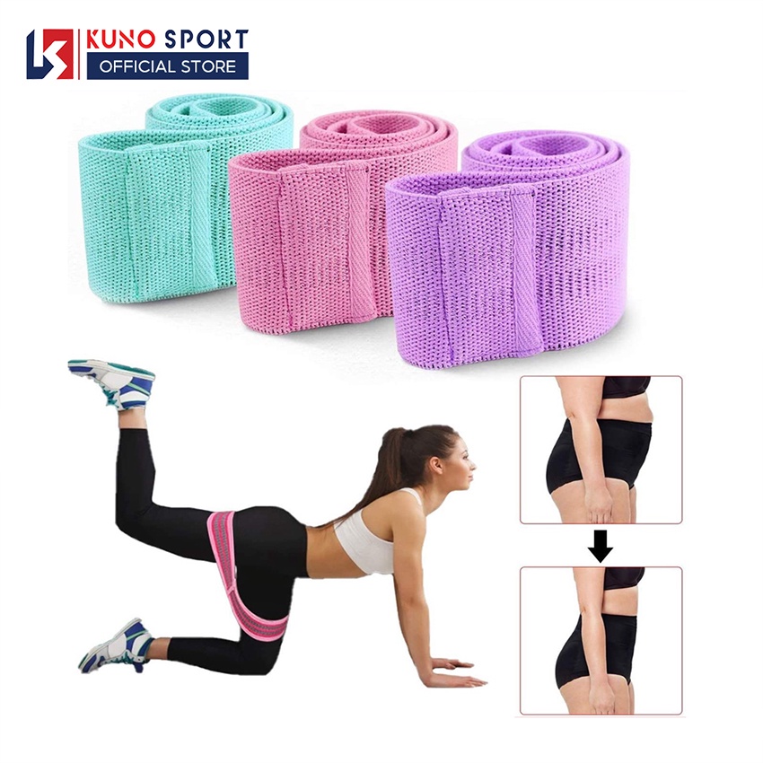 Dây Kháng Lực Tập Yoga KUNO SPORT Hỗ Trợ Tập Mông Đùi Cao Cấp