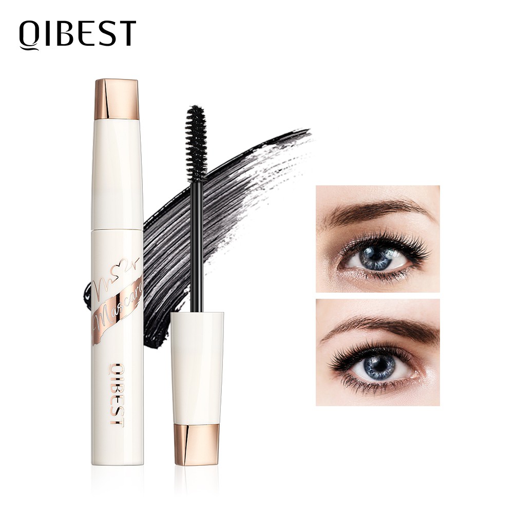 QIBEST makeup set 4 /pc  mascara /eyebrow gel /eyelash curler /sponge  90g | BigBuy360 - bigbuy360.vn