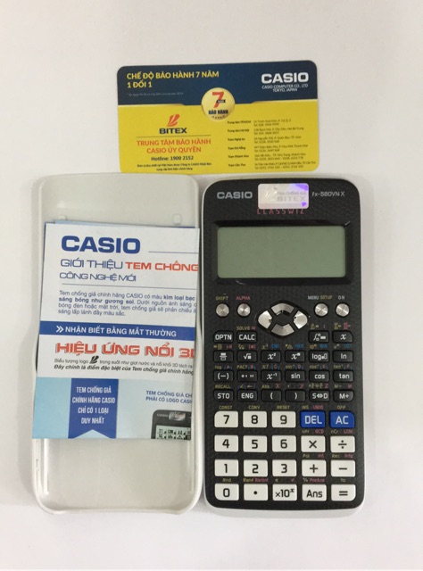 [Hàng chính hãng 100% Bitex] Máy tính CASIO FX 580VNX