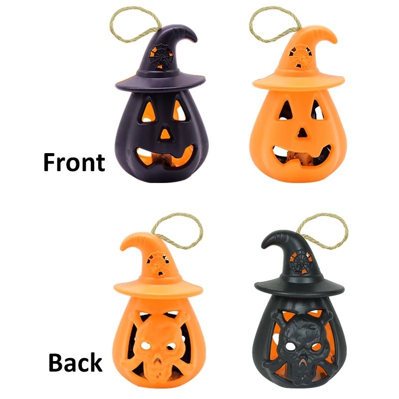 Đèn Lồng LED Hình Quả Bí Ngô Dùng Trang Trí Halloween