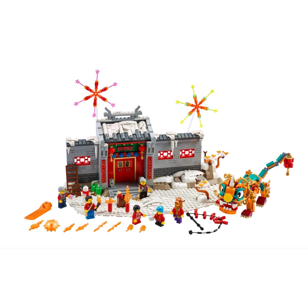 Lego HaHa - Lego Holidays - Lego Tết - Sự Tích Niên Thú - 80106